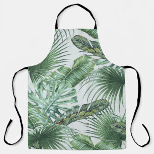Tropische Palmblätter, Monstera, Bananenblatt, Dsc Schürze