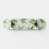 Tropische Palmblätter Skateboard (Horizontal)