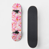 Tropische Palmblätter Skateboard (Vorderseite)