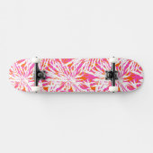 Tropische Palmblätter Skateboard (Horizontal)