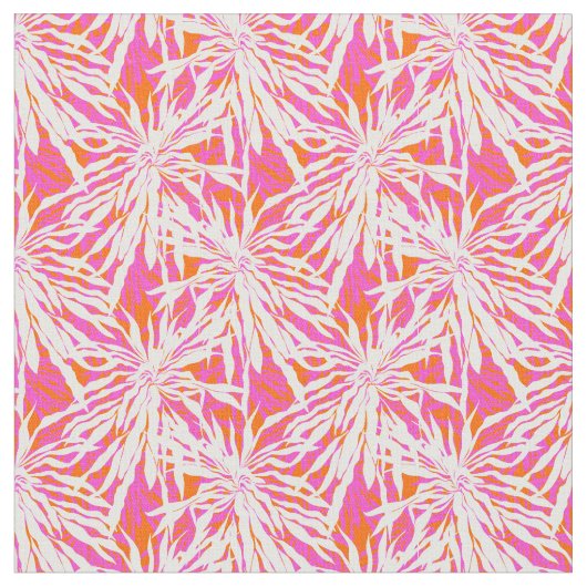 Tropische Palmblätter Stoff (Nahaufnahme)