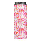 Tropische Palmblätter Thermosbecher (Rückseite)