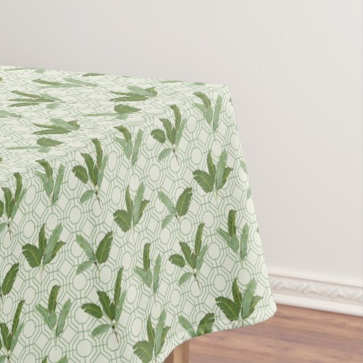 Tropische Palmblätter Tischdecke (Beispiel)