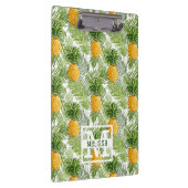 Tropische Palmblätter u. Ananas | addieren Ihren Klemmbrett (Rechts)