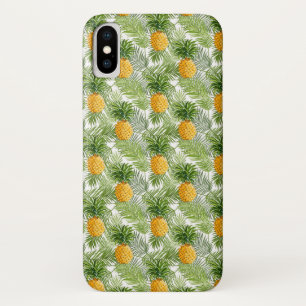 Tropische Palmblätter u. Ananas Case-Mate iPhone Hülle