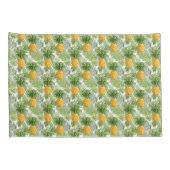 Tropische Palmblätter u. Ananas Kissenbezug (Rückseite-Rechts)