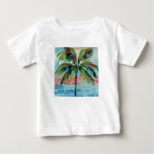 Tropische | Palme Baby T-shirt (Vorderseite)