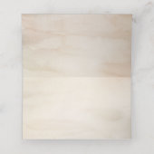 Tropische Palme Blätter Boho Rustikale Hochzeit ge Platzkarte (Innenseite Aufgefaltet)