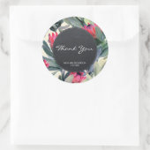 Tropische Palme danke Ihnen bevorzugt Aufkleber Ho (Tasche)