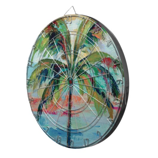 Tropische | Palme Dartscheibe (Vorderseite rechts)