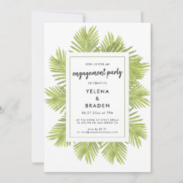 Tropische Palme Einladung