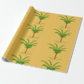 Tropische Palme Geschenkpapier (Ungerollt)