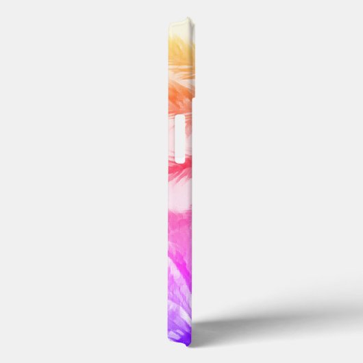 Tropische Palme im Retro-Neon der 80er Jahre Case-Mate iPhone Hülle (Rückseite / Rechts)