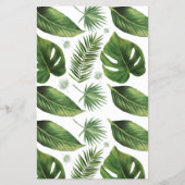 Tropische Palme würde sie eher Brautparty spielen Flyer (Hinten)