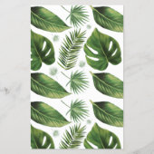 Tropische Palme würde sie eher Dusche Spielkarte Flyer (Hinten)