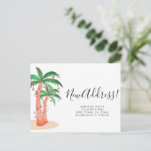 Tropische Palmen Ankündigungspostkarte (Stehend Vorderseite)