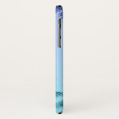 Tropische Palmen Aquamarine Gradient Trendy Case-Mate iPhone Hülle (Hinten/Links)