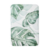 Tropische Palmen-aufgeteiltes Blatt Badematte (Vorderseite Vertikal)