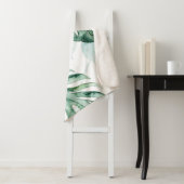 Tropische Palmen-aufgeteiltes Blatt Sherpadecke (Beispiel)