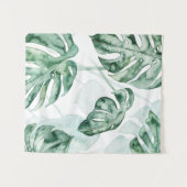 Tropische Palmen-aufgeteiltes Blatt Wandteppich (Vorderseite (Horizontal))