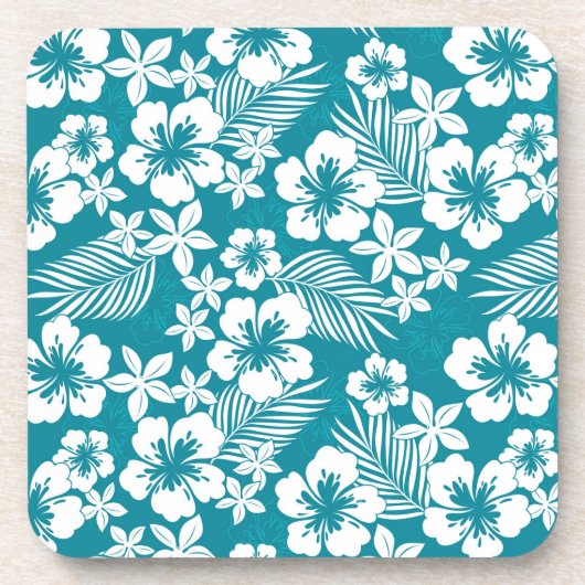 Tropische Palmen aus Kunststoff-Untersetzer Getränkeuntersetzer (Vorderseite)