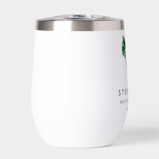 Tropische Palmen Bachelorette (Vorderseite)