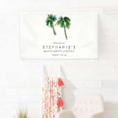 Tropische Palmen Bachelorette Banner (Insitu)