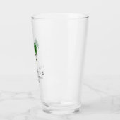Tropische Palmen Bachelorette Glas (Links)