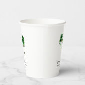 Tropische Palmen Bachelorette Pappbecher (Rechts)