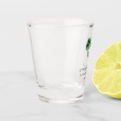 Tropische Palmen Bachelorette Schnapsglas (Links)