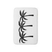 Tropische Palmen Badematte (Vorderseite Vertikal)