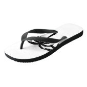 Tropische Palmen Badesandalen (Schrägansicht)