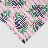 Tropische Palmen Blätter Foliage & Streifen Seidenpapier (Ausschnitt)