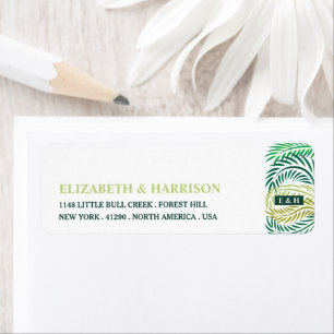 Tropische Palmen-Blätter, Hochzeiten am Strand