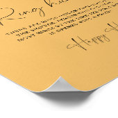 Tropische Palmen - Brautparty der Ringjagd Poster (Ecke)