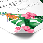 Tropische Palmen - Brautparty der Ringjagd Poster (Ecke)