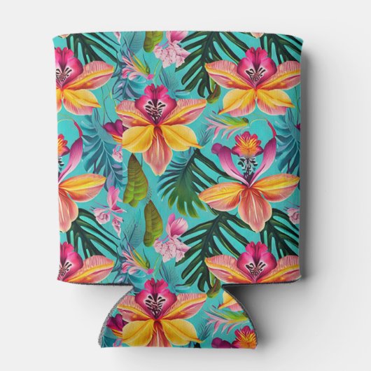 Tropische Palmen Dosenkühler (Rückseite)