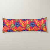 Tropische Palmen Druckkissen Seitenschläferkissen (Rückseite)