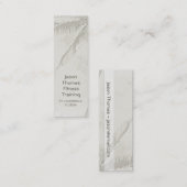 Tropische Palmen (dünn/Lesezeichen) Mini Visitenkarte (Vorne/Hinten)