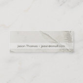 Tropische Palmen (dünn/Lesezeichen) Mini Visitenkarte (Rückseite)