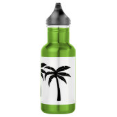 Tropische Palmen Edelstahlflasche (Rechts)