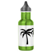 Tropische Palmen Edelstahlflasche (Links)