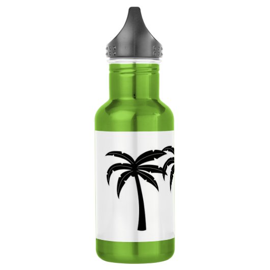 Tropische Palmen Edelstahlflasche (Links)
