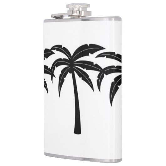 Tropische Palmen Flachmann (Links)