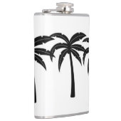 Tropische Palmen Flachmann (Rechts)