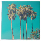 Tropische Palmen Fliese (Vorderseite)