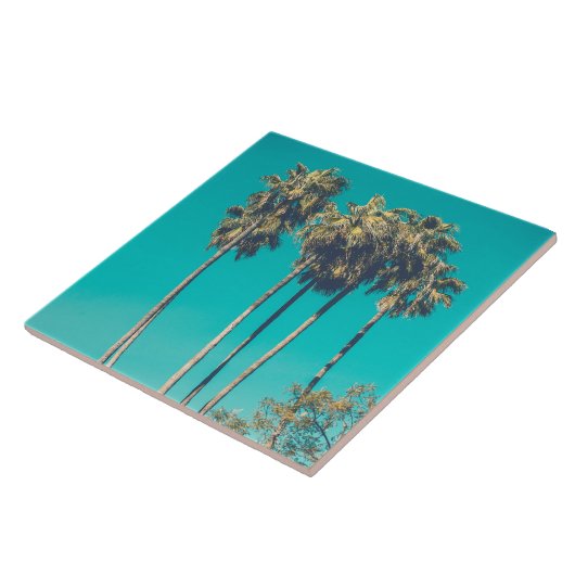 Tropische Palmen Fliese (Seite)