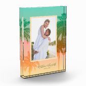 Tropische Palmen Fotoblock (Links)