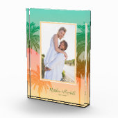 Tropische Palmen Fotoblock (Rechts)