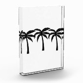 Tropische Palmen Fotoblock (Links)